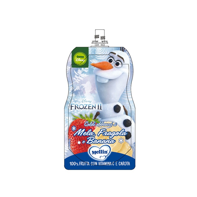 Mellin Pouch Disney Frozen Mela Fragola Banana 110 g | FarmaLùmina