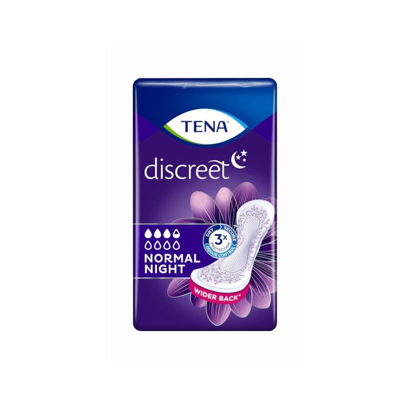 Tena Discreet Normal Night 10 pz | FarmaLùmina