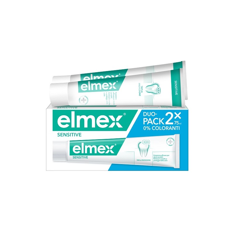 Elmex Sensitive Dentifricio Bitubo 2x75 ml | FarmaLùmina