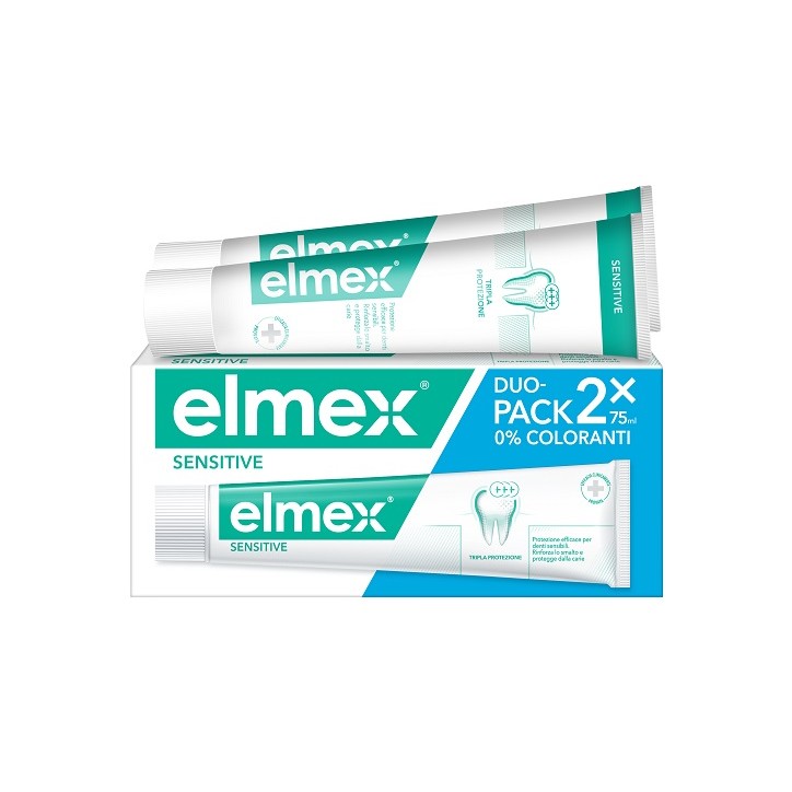 Elmex Sensitive Dentifricio Bitubo 2x75 ml