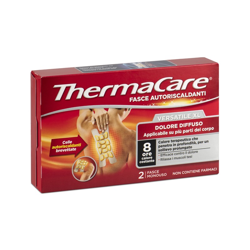 Thermacare Fascia Autoriscaldante Versatile XL 2 pz | FarmaLùmina
