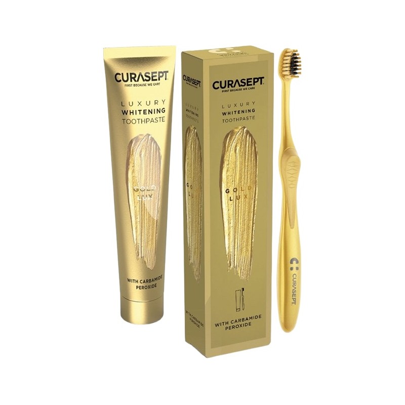 Curasept Gold Luxury Whitening Dentifricio 75 ml | FarmaLùmina