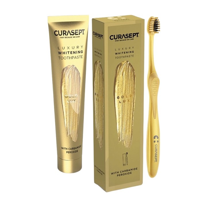 Curasept Gold Luxury Whitening Dentifricio 75 ml