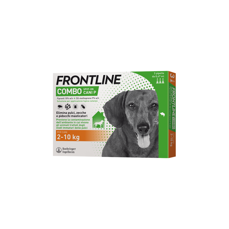 Frontline Combo 3 Pipette 2-10 kg | FarmaLùmina