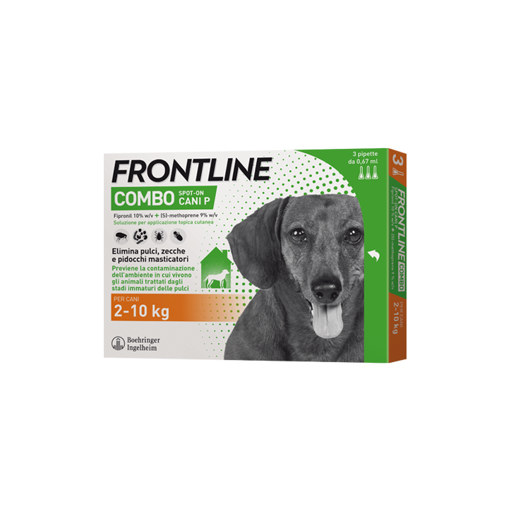 Frontline Combo 3 Pipette 2-10 kg