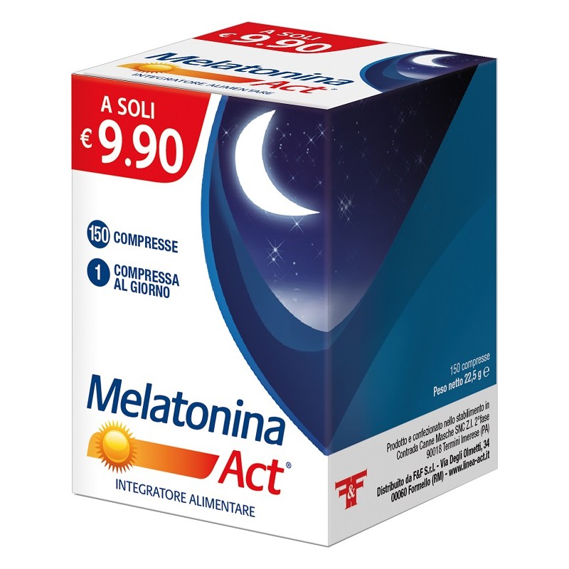 F&F Melatonina Act 150 compresse | FarmaLùmina