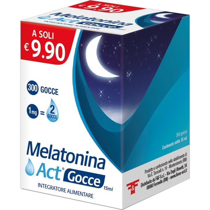 F&F Melatonina Act Gocce 15 ml