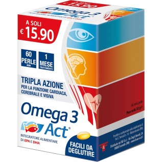 F&F Omega 3 Act 540 mg 60 perle mini | FarmaLùmina