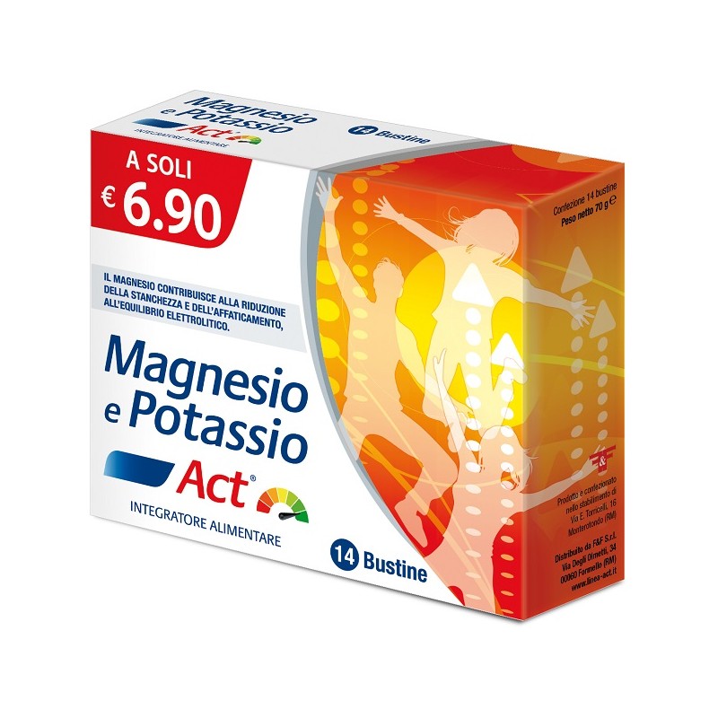 F&F Magnesio e Potassio Act 14 bustine | FarmaLùmina