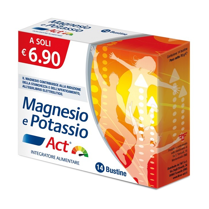 F&F Magnesio e Potassio Act 14 bustine