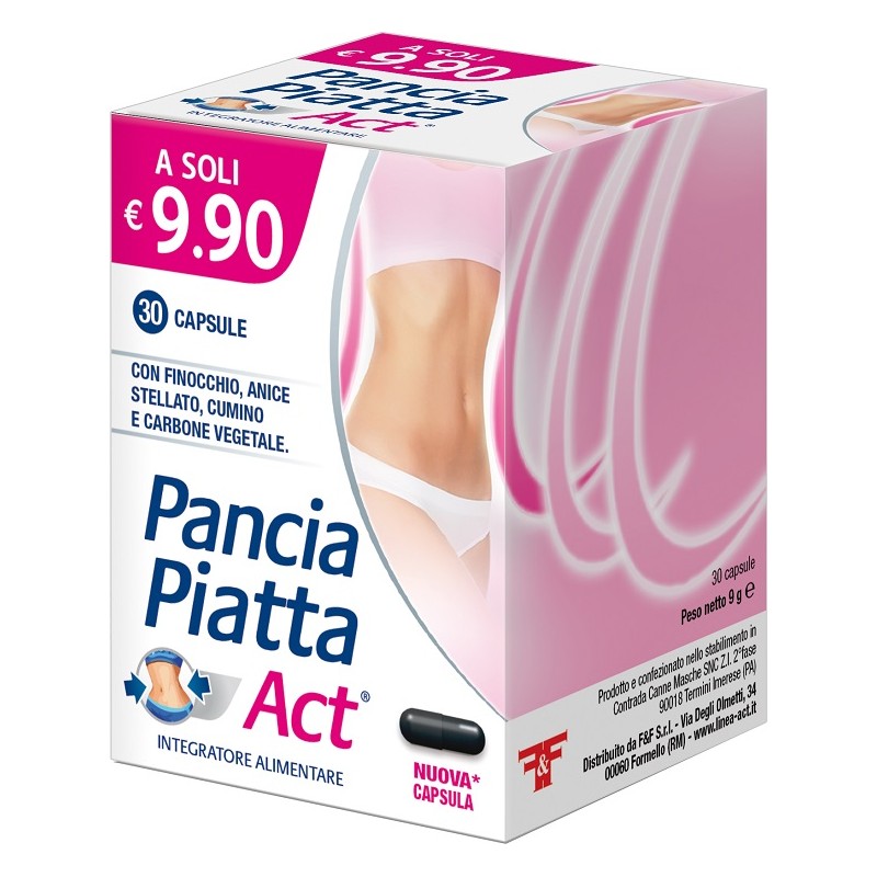 F&F Pancia Piatta Act 30 capsule | FarmaLùmina