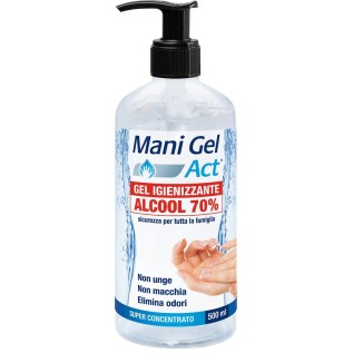 F&F Mani Gel Act Gel Igienizzante Alcool 70% 500 ml | FarmaLùmina