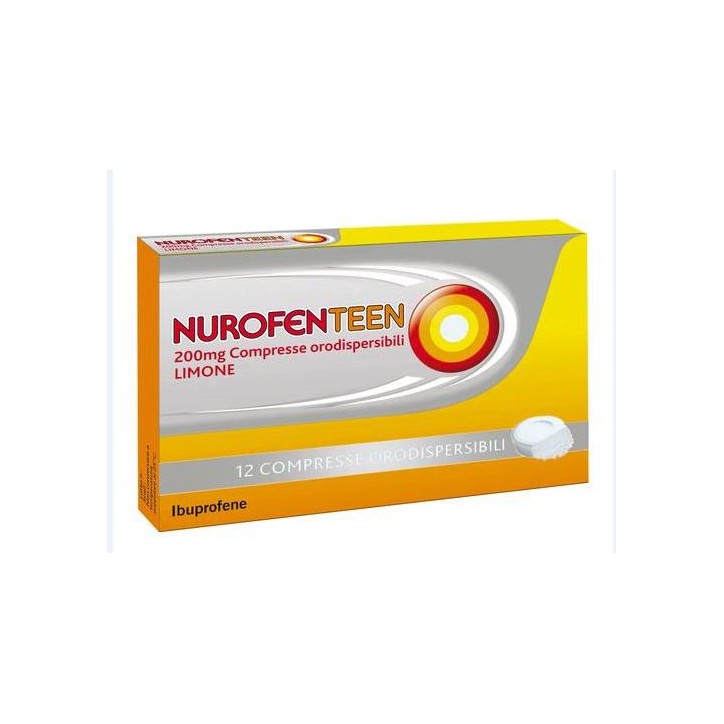 Nurofen Nurofenteen Compresse Orodispersibili 200 mg 12 pezzi