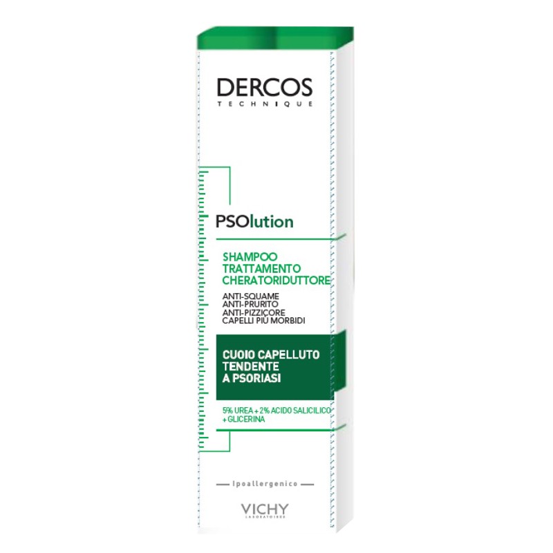 Vichy Dercos Shampoo Psolution 200 ml | FarmaLùmina
