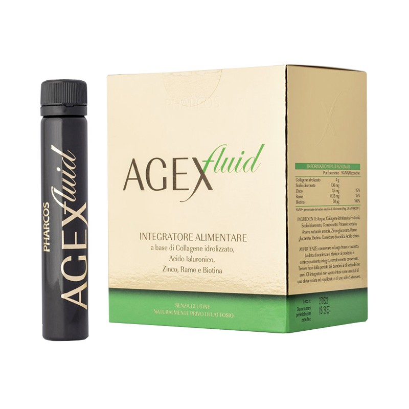 Biodue Agex Fluid Pharcos 15 flaconcini da 25 ml | FarmaLùmina