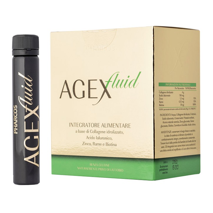 Biodue Agex Fluid Pharcos 15 Flaconcini da 25 ml