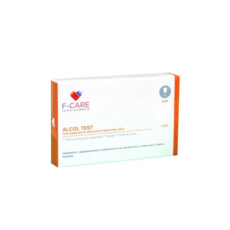 F-Care Alcohol Test Rapido Dipstick 1 test | FarmaLùmina
