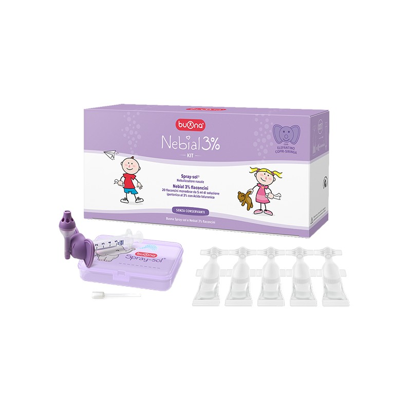 Buona Nebial 3% Kit 20 flaconi 5 ml | FarmaLùmina