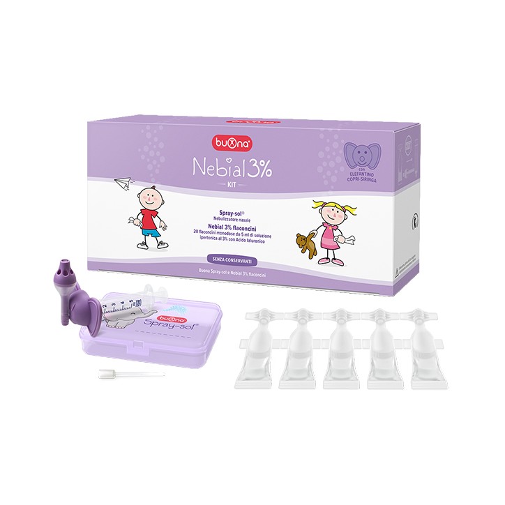 Buona Nebial 3% Kit 20 Flaconcini Monodose 5 ml