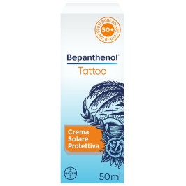 Bepanthenol Tattoo Crema Solare Protettiva SPF50+ 50 ml | FarmaLùmina