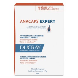 Ducray Anacaps Expert Capelli e Unghie 30 capsule | FarmaLùmina