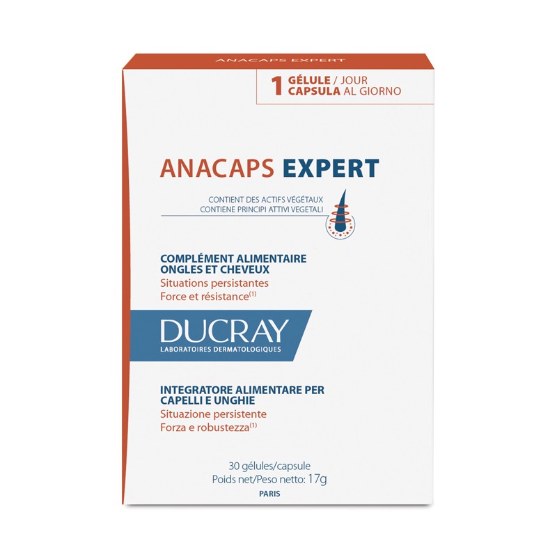 Ducray Anacaps Expert Capelli e Unghie 30 capsule | FarmaLùmina