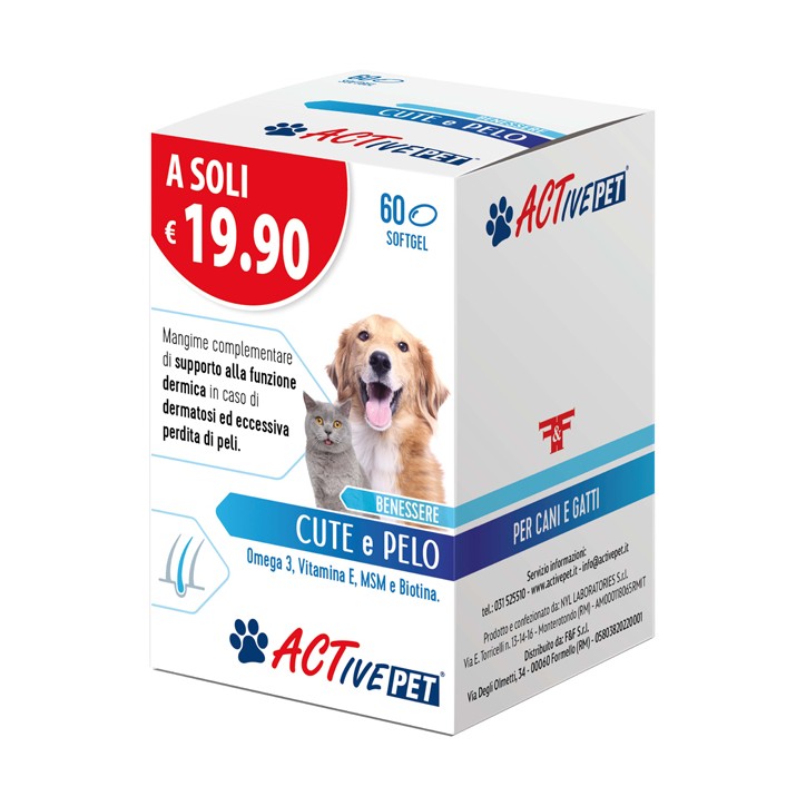 Active Pet Benessere Cute e Pelo 60 softgel