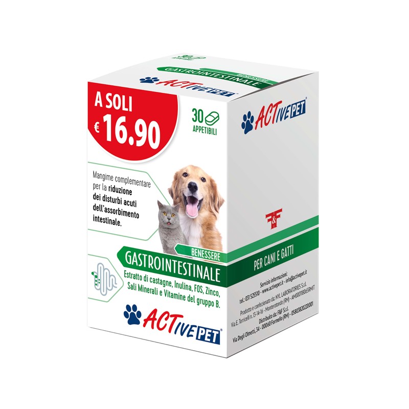 Active Pet Gastrointest 30 cpr | FarmaLùmina