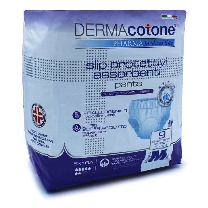 Dermacotone Slip Protettivo Assorbente Pants M 9 pezzi