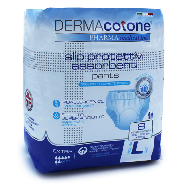 Dermacotone Slip Protettivo Assorbente Pants L 8 pezzi