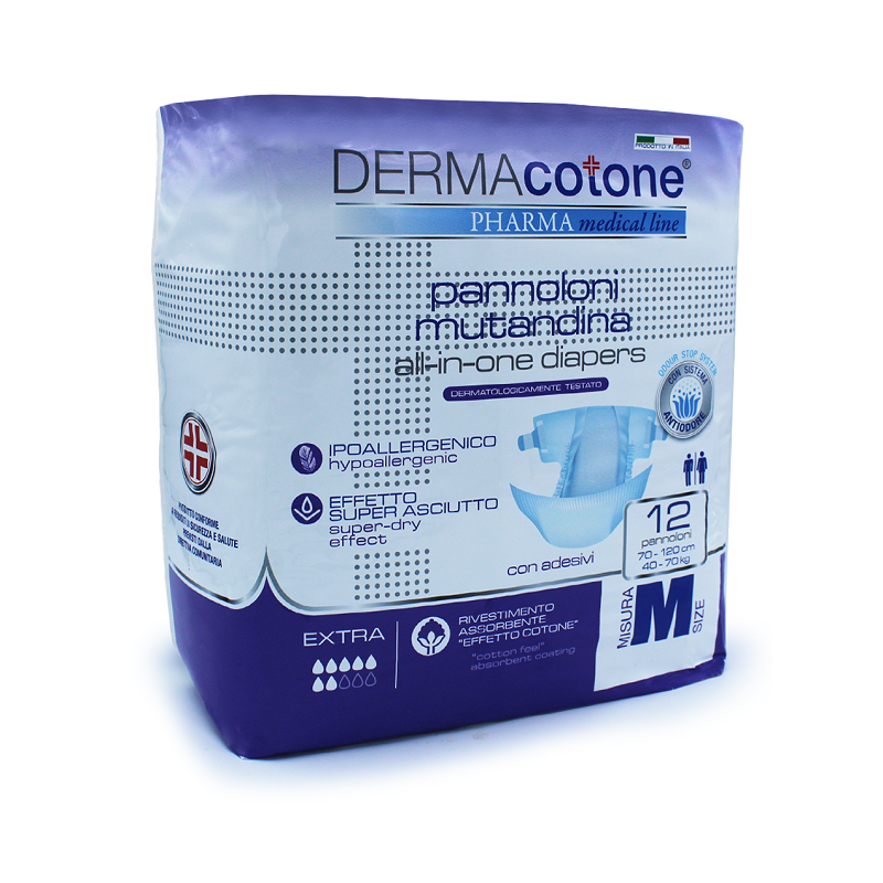 Dermacotone Pannolone Mutandina M 12 pz | FarmaLùmina