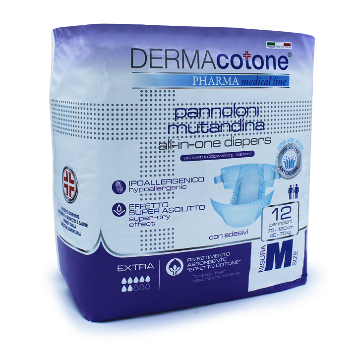 Dermacotone Pannolone Mutandina M 12 pezzi