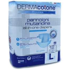 Dermacotone Pannolone Mutandina L 12 pz | FarmaLùmina
