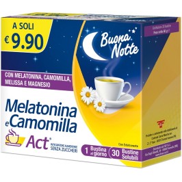Melatonina Act Camomilla 30 bustine | FarmaLùmina