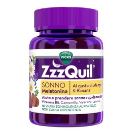 Vicks ZzzQuil Sonno Mango & Banana 30 pz | FarmaLùmina