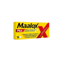 Maalox Plus - 30 Compresse Masticabili | Trattamento IperaciditÃ 