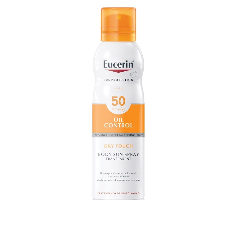 Eucerin Sun Spray Tocco Secco SPF50 200 ml | FarmaLùmina