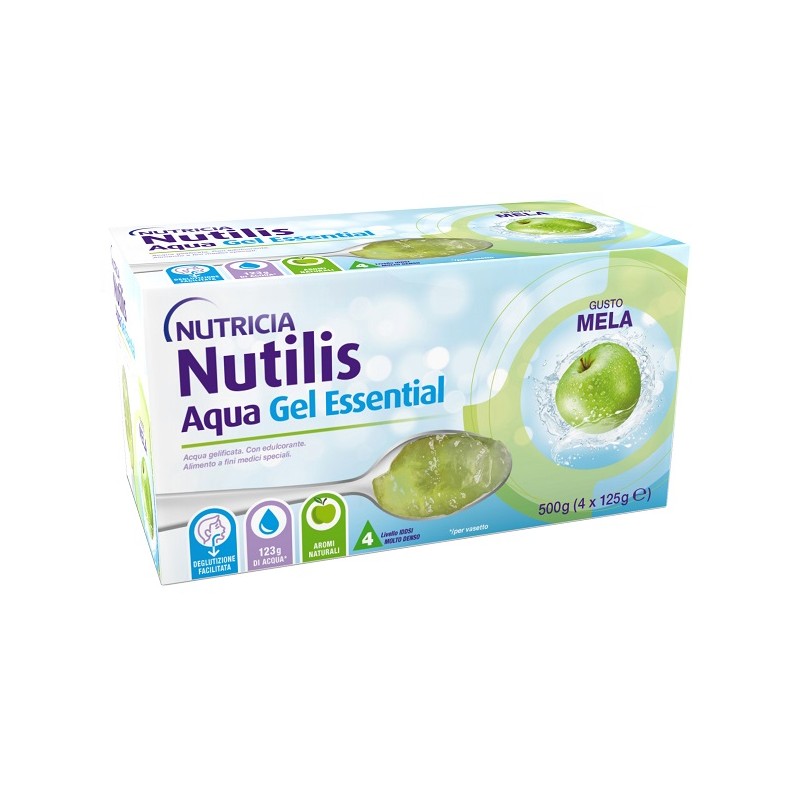 Nutricia Nutilis Aqua Gel Mela 4 pz | FarmaLùmina