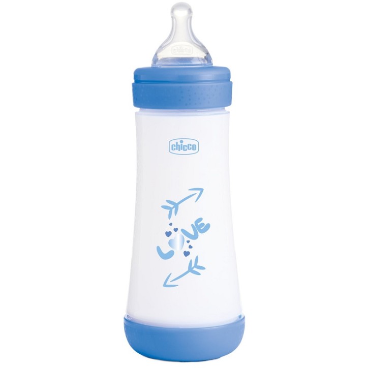 Chicco Biberon P5 300 ml Fast Silicone Boy