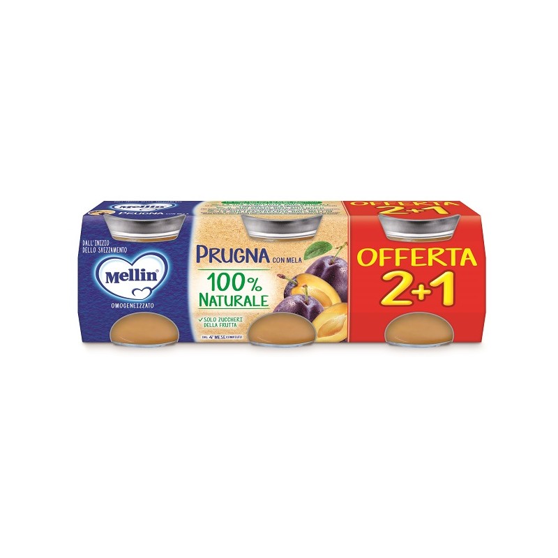 Mellin Omogeneizzato Prugna 100 g | FarmaLùmina