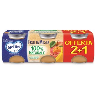 Mellin Omogeneizzato Frutta Mista 3 pz | FarmaLùmina