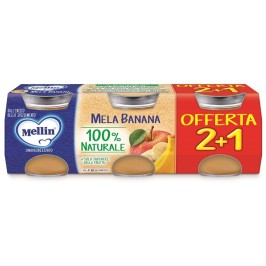 Mellin Omogeneizzato Mela Banana 100 g | FarmaLùmina