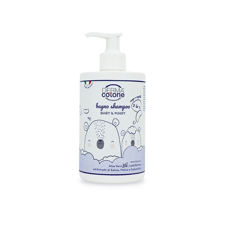 Dermacotone Bagno Shampoo 2 in 1 Corpo e Capelli Baby & Mamy 500 ml