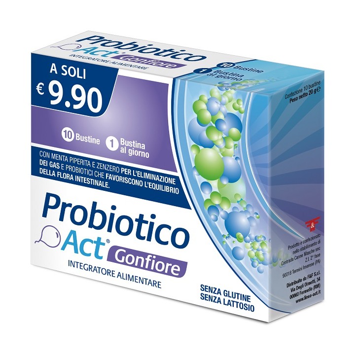 Probiotico Act Gonfiore 10 bustine