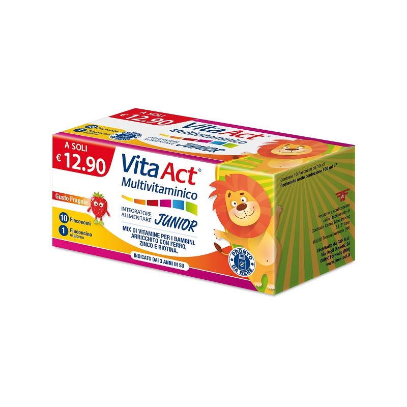 Vita Act Multivitaminico Junior 10 ml | FarmaLùmina