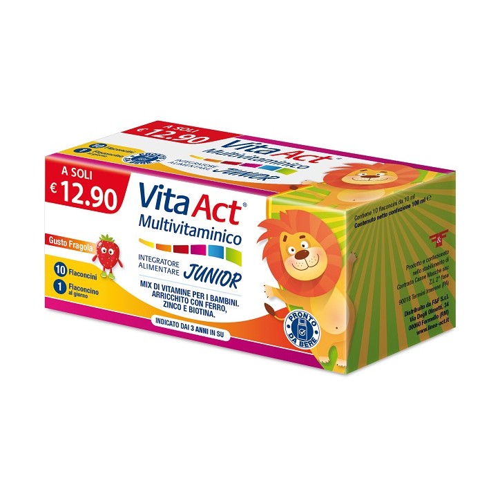 Vita Act Multivitaminico Junior 10 flaconcini da 10 ml