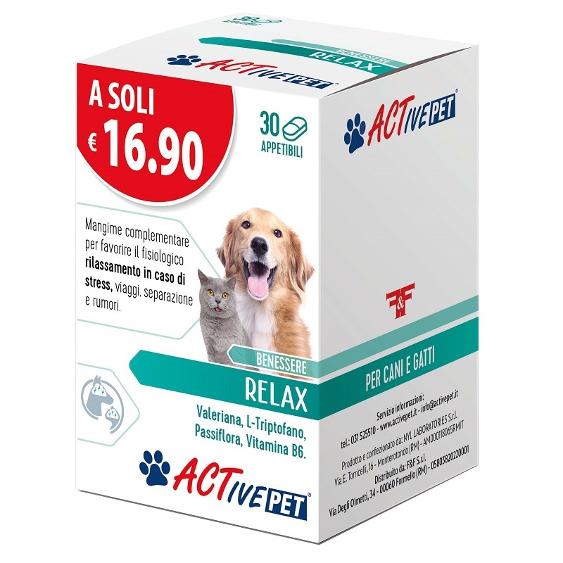 Active Pet Relax 30 cpr | FarmaLùmina