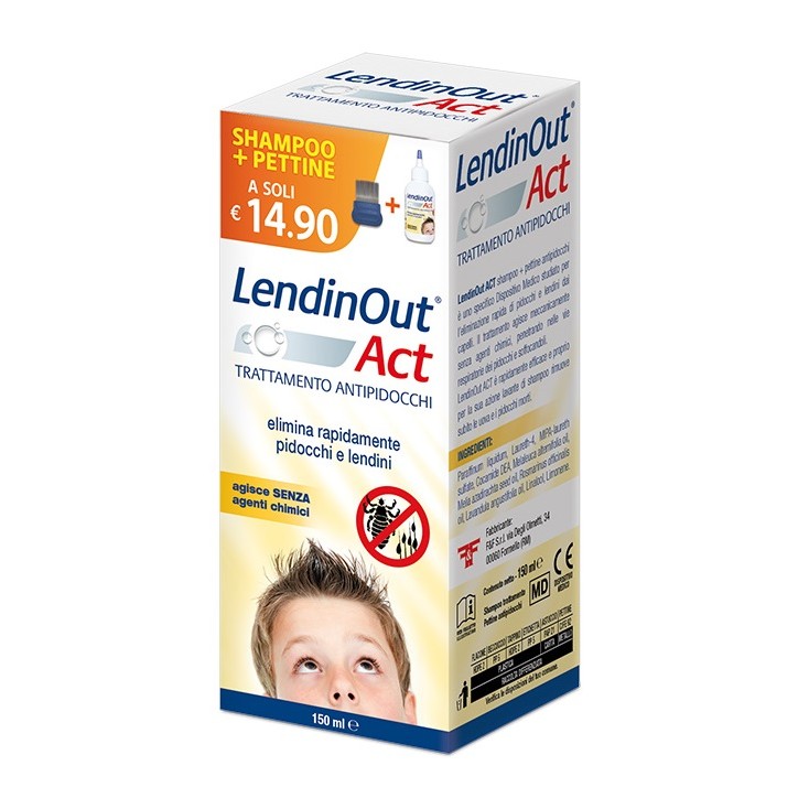 LendinOUT Act Antipidocchi 150 ml