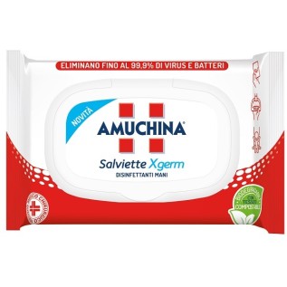 Amuchina Gel X-Germ Salviettine Mani 20 pz | FarmaLùmina