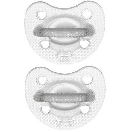 Chicco Gommotto Silicone Crystal 2-6 mesi 2 pz | FarmaLùmina